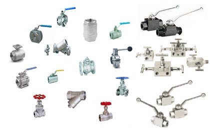 hydraulic ball valves, high pressure ball valves, needle valves, gate valves, globe valves