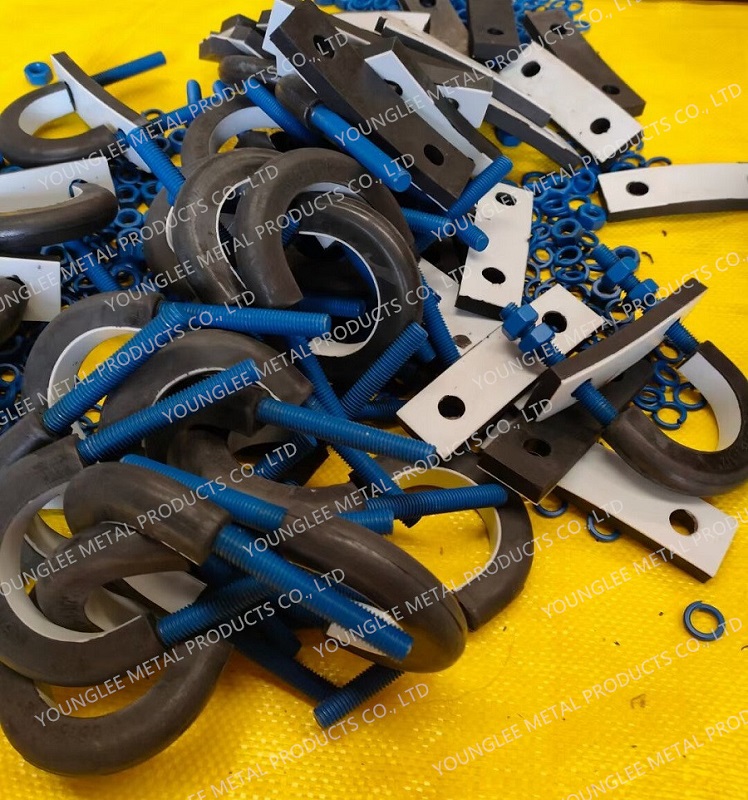 Rubber Coated U bolts U Bolt with rubber sleeve Insulated U bolt