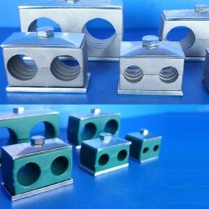 Hydraulic double pipe clamp-twin series