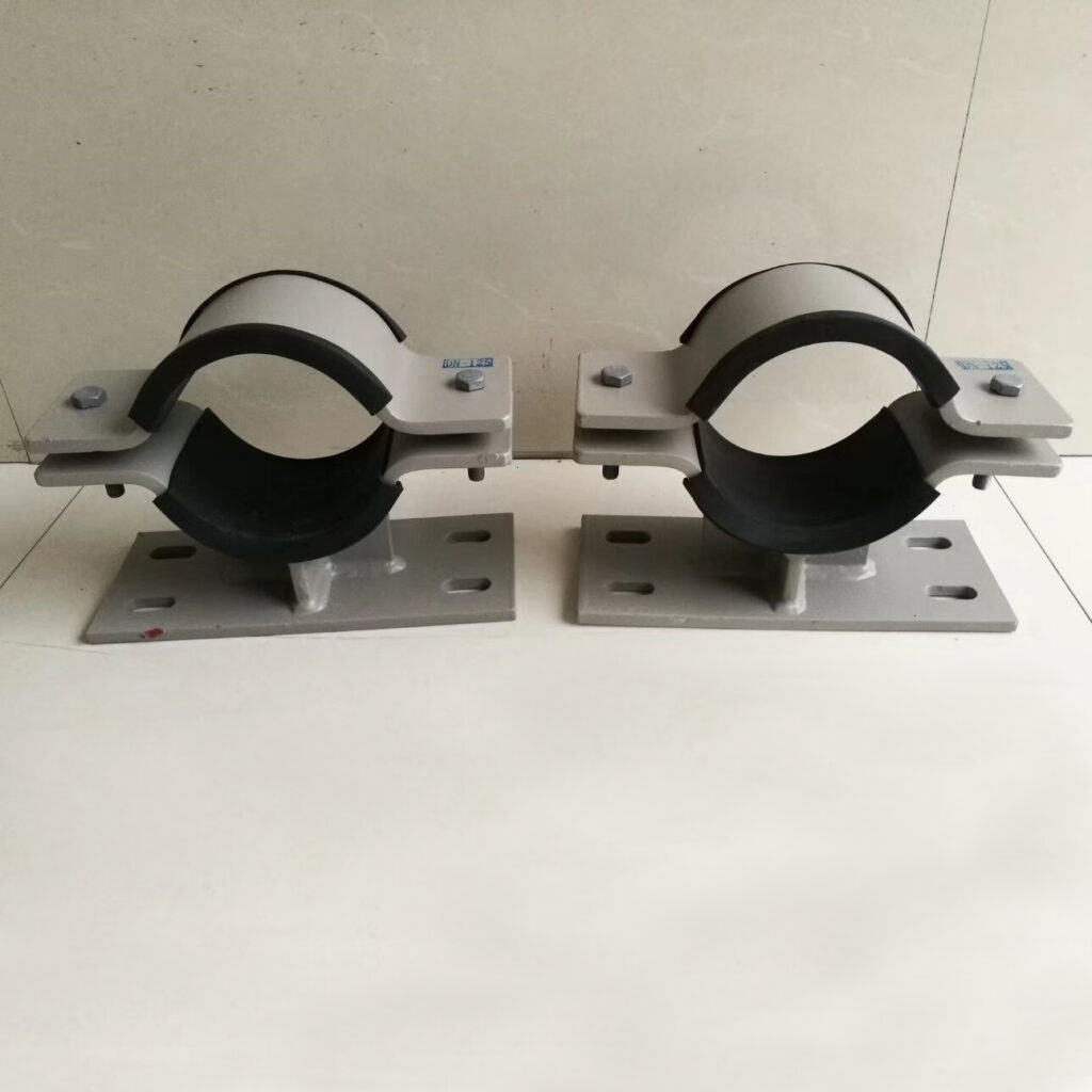 customized steel pipe clamp, pipe support bracket