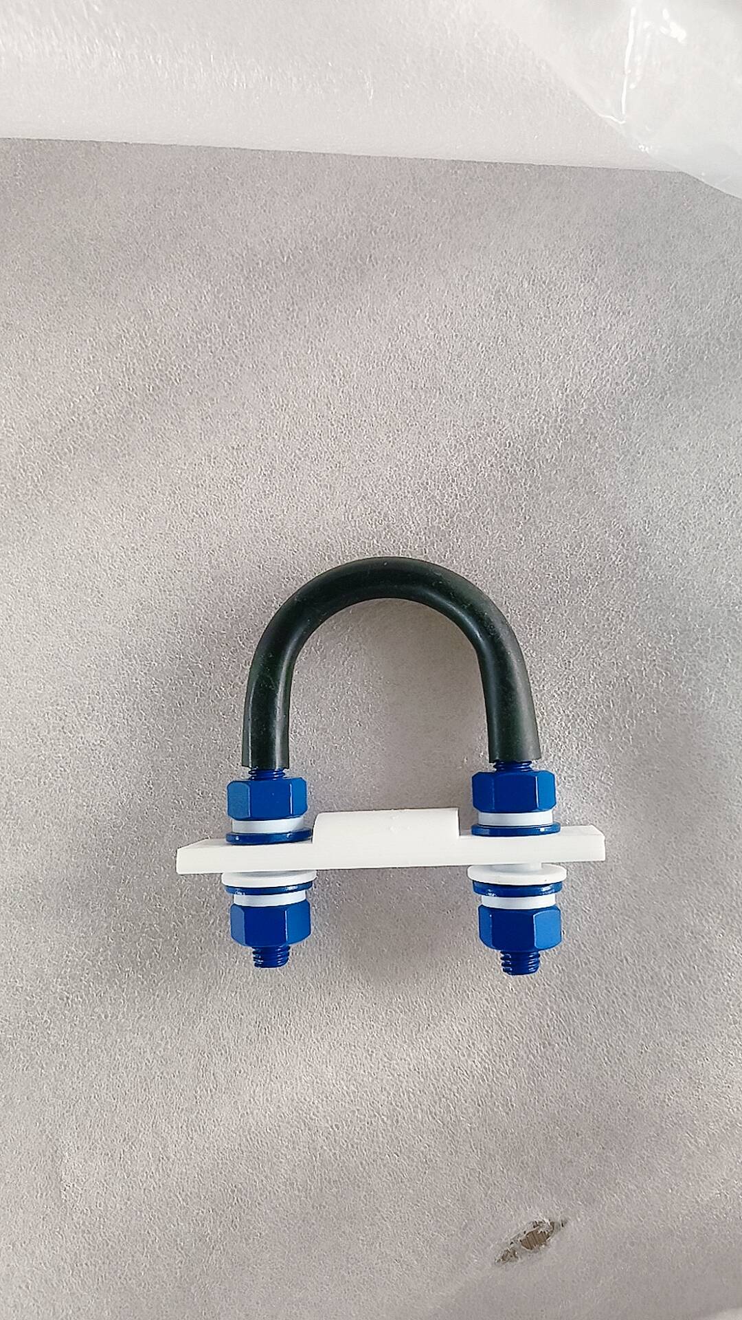 Rubber Coated U bolts with Half Round Rod(equal to I-Rod) Rubber Coated U bolt with Half Round Rod(equal to I-Rod)